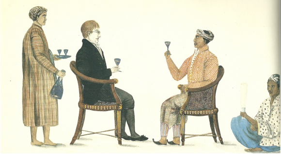 The Historical Development of the Furniture Industry in Indonesia: From the Kingdom Era to the Modern Age 3 Hugh Hope and Kiai Adipati, c.1808 British Library.