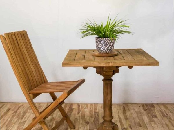 Muebles Asia - Miami Teakwood Chair without Cushion and Table